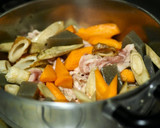 ごぼうと豚肉のごった煮♪作り方2写真