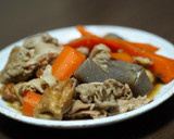 ごぼうと豚肉のごった煮♪作り方5写真