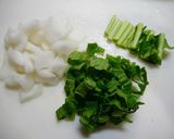 簡単！麻辣肉カブソテー作り方1写真