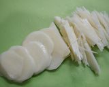 簡単！蕪の葉の卵ガレット☆粉不要作り方1写真