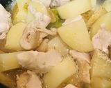 鶏むね肉とブロッコリー＆馬鈴薯のチーズ煮作り方2写真