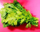 簡単・春菊の胡麻和え作り方1写真
