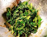 簡単・春菊の胡麻和え作り方5写真