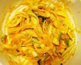 南瓜とねぎのチヂミ♪小麦粉不使用！作り方4写真
