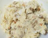 ☆カレー味肉味噌入り♪ポテトサラダ☆作り方3写真