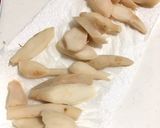 四角豆の根っこの天ぷら作り方2写真