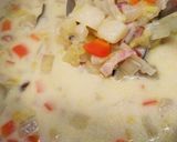 たっぷり野菜のクラムチャウダー風(豆乳)作り方7写真