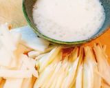 白だしで簡単！長芋となめこのとろろ汁作り方1写真
