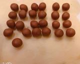 ホットミルクココア、チョコinチョコ白玉作り方8写真