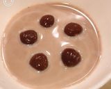 ホットミルクココア、チョコinチョコ白玉作り方14写真