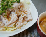 豚しゃぶサラダ 棒々鶏風ソース作り方3写真