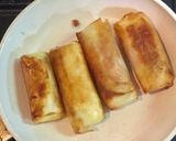 アスパラ＆ベーコン＆チーズの焼き春巻作り方5写真