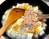 麻婆風〜しみしみ大根のそぼろあん^ ^♡作り方11写真