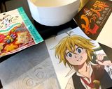 七つの大罪メリオダス　お誕生日ケーキ♪作り方1写真