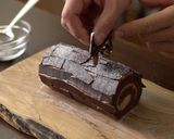 クリスマスにブッシュドノエル・ショコラ作り方41写真