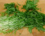 水菜としらすの超簡単パリパリサラダ！！作り方1写真