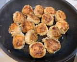 れんこん入りシャキシャキッ黒酢肉団子♪♪作り方4写真