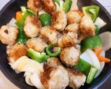 れんこん入りシャキシャキッ黒酢肉団子♪♪作り方5写真