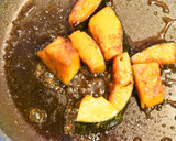 やみつき♪かぼちゃのはちみつ照り焼き作り方3写真