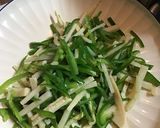 簡単　青椒肉絲　味噌風作り方4写真