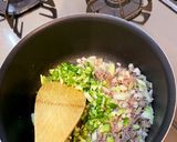 １歳　スプーン練習中　挽き肉の甘辛おかず作り方3写真