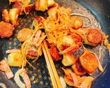 ☆里芋とベーコンのマスタード醤油炒め☆作り方5写真