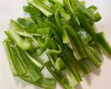 お弁当に★超簡単な無限ピーマン作り方1写真