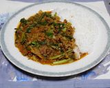 牛肉と春菊のカレー【スパイスカレー】作り方12写真