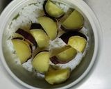 ひとりご飯☘焼き芋のまぜご飯作り方2写真