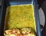 ブロッコリー入り卵焼き作り方3写真