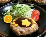 肉汁タップリ、ハンバーグ作り方18写真