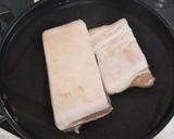 ☆沖縄の伝統料理☆スーチカー／豚の塩漬け作り方4写真