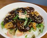簡単！ガリバタ椎茸丼作り方13写真