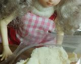 リカちゃん♡ひっつみꕤ*.ﾟ作り方5写真