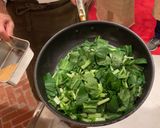 小松菜の炒め物作り方1写真
