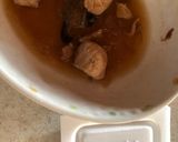 納豆と鶏胸肉のさっぱり煮の混ぜご飯作り方1写真