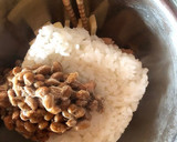 納豆と鶏胸肉のさっぱり煮の混ぜご飯作り方3写真