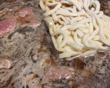 すき焼きの次の日のうどんすき作り方2写真