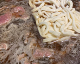 すき焼きの次の日のうどんすき作り方2写真