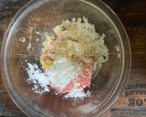 肉団子とたっぷりキノコのとろみスープ作り方1写真