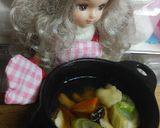 リカちゃん♡ひっつみ味変味噌鍋ꕤ*.ﾟ作り方1写真