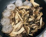 ひき肉ときのこのピリ辛春雨作り方4写真
