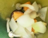 全てレンジ胸肉と根菜のガーリック蒸し煮作り方10写真