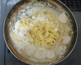 〈適量レシピ〉ホタテのクリームパスタ◎作り方3写真