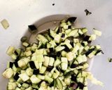 全てレンジなす豆腐梅炒めドーム蒸し作り方3写真