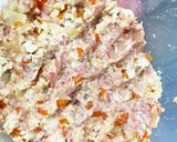 全てレンジなす豆腐梅炒めドーム蒸し作り方5写真