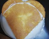 丸ケーキ型で作る♡純白ハートケーキ作り方17写真