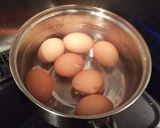 ゆで卵→味付け卵→燻製卵作り方2写真