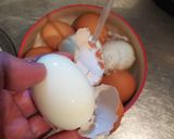 ゆで卵→味付け卵→燻製卵作り方6写真