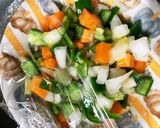 全てレンジ卵とたっぷり野菜甘酢生姜炒め煮作り方7写真